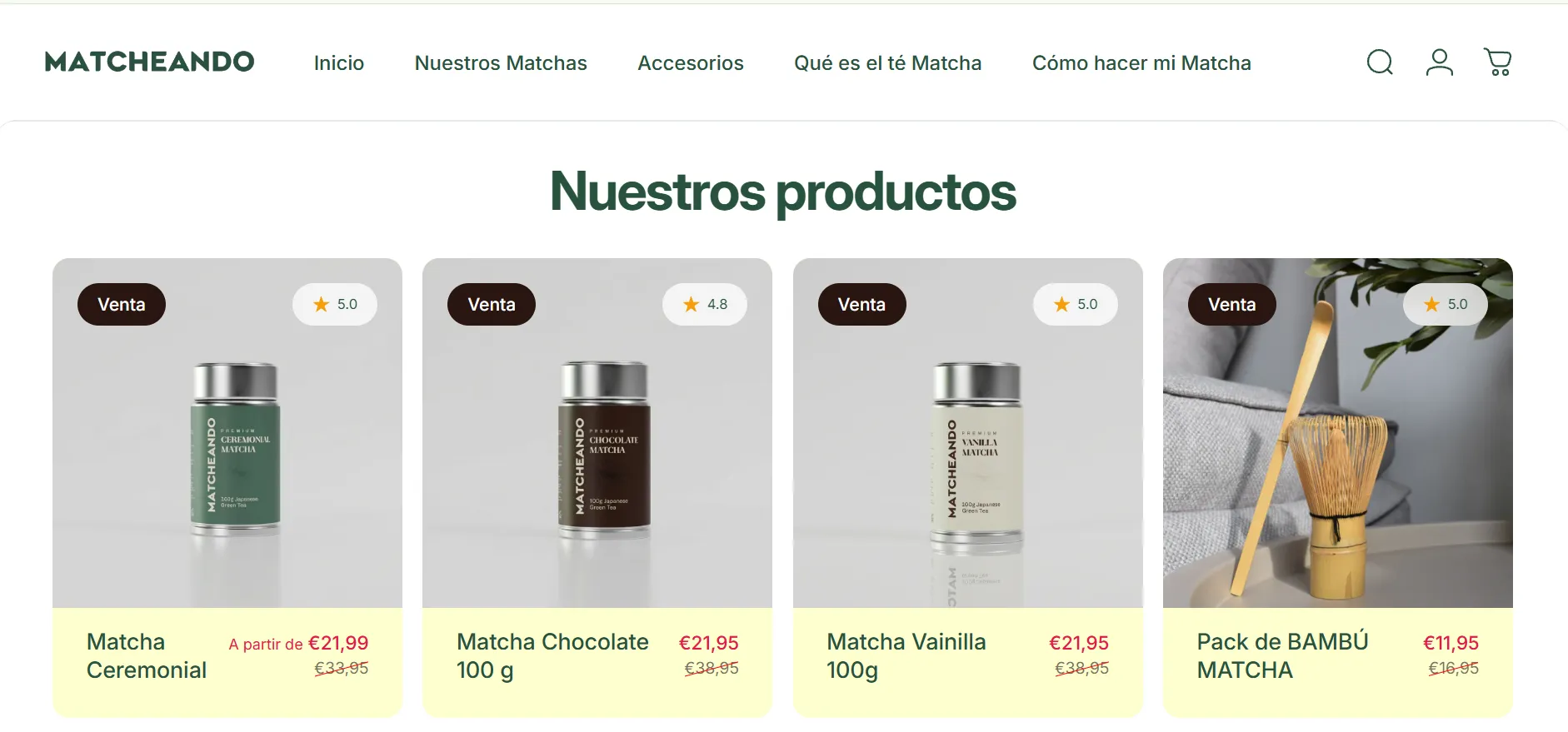 Matcheandoo Shopify Store